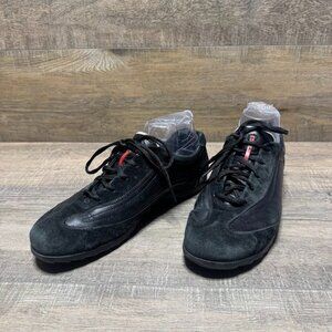 Ecco Jump Black Leather/Suede Sneakers Women's Size EU 42